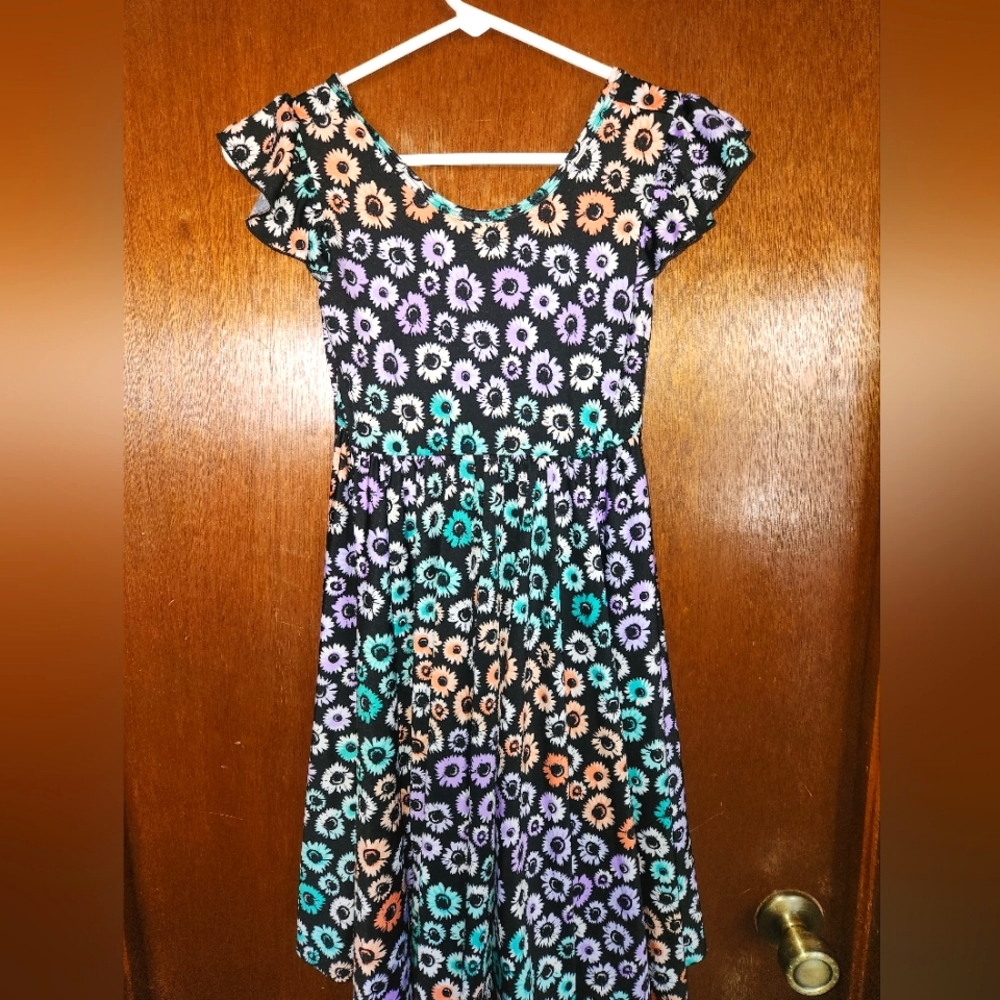 Flower print dress
